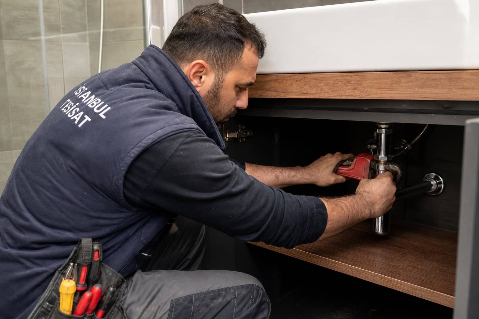 Ankara Lavabo Açma Servisi - İşlem Sonrası Test